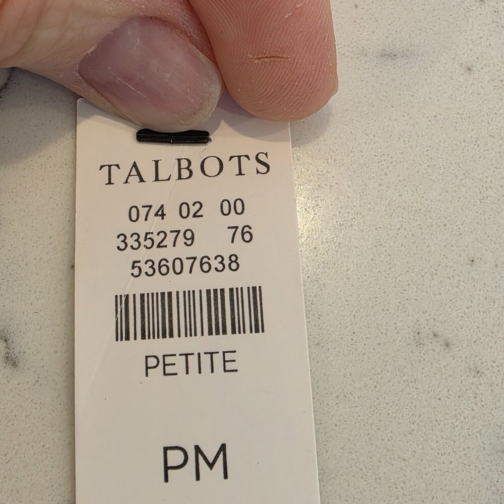 T by Talbots Slub Tank, Size MP, NWT - Picture 6 of 7
